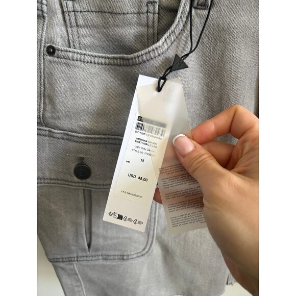 NWT Noisy May Grey Wash Denim Skirt | Medium - Picture 3 of 4